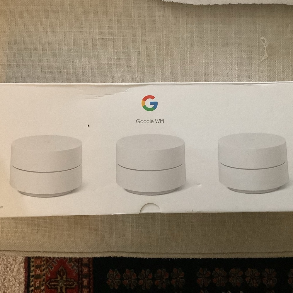 Google Wi-Fi System 3- pack router 

NEW, OPENED NEVER USED